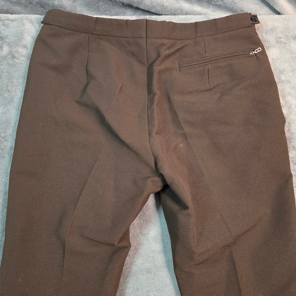 Bogner Fortiss Vintage Men Ski Pants 36 Brown Wool Blend Stirrup Western Germany - Picture 13 of 16